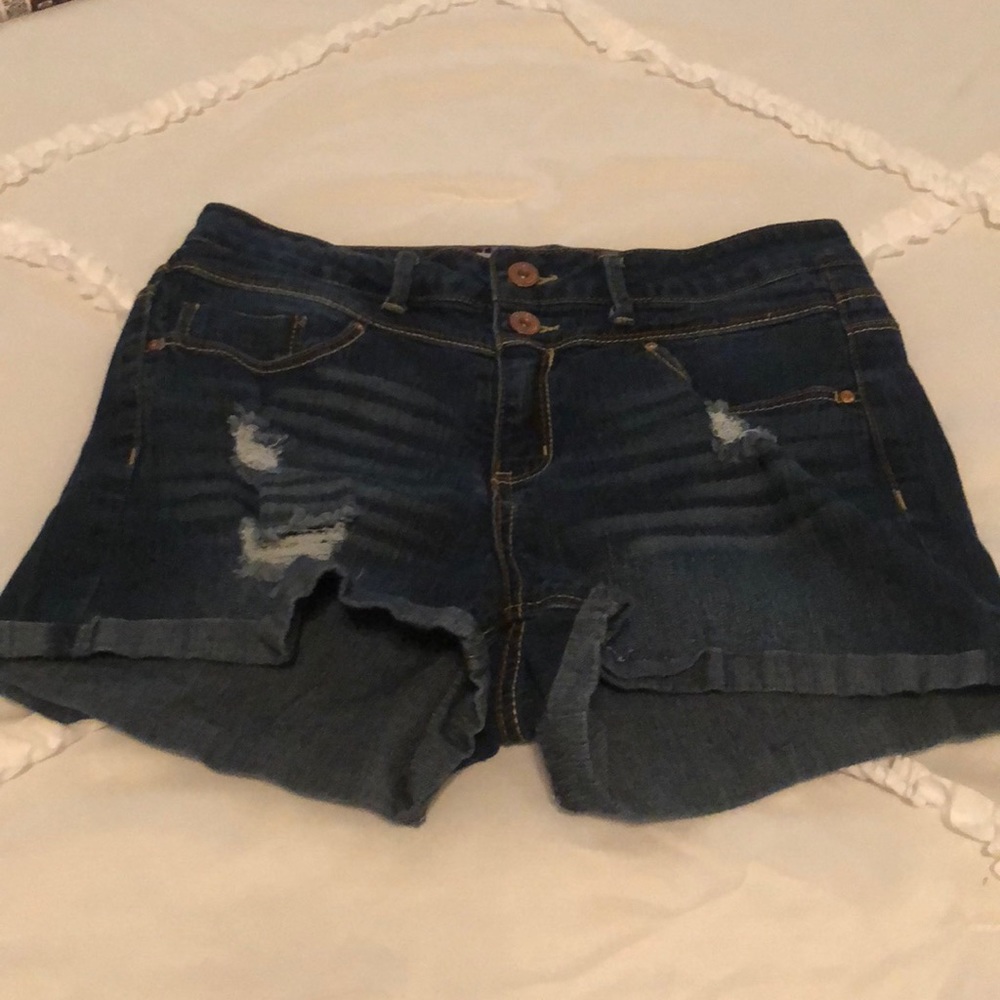 Denim shorts